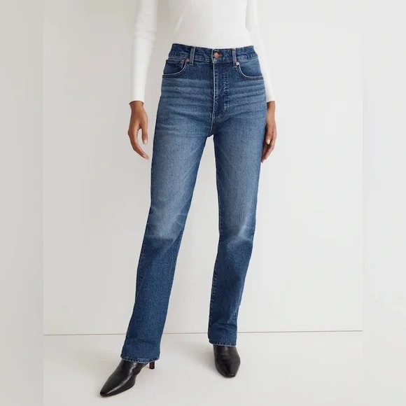 NWT Madewell 90’s Straight Jeans - Picture 3 of 7